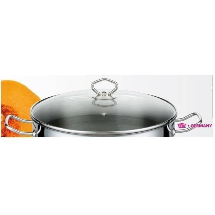 GSW JUMBO Professionele Kookpot - 30 cm - 17 L - Inductie - RVS-2