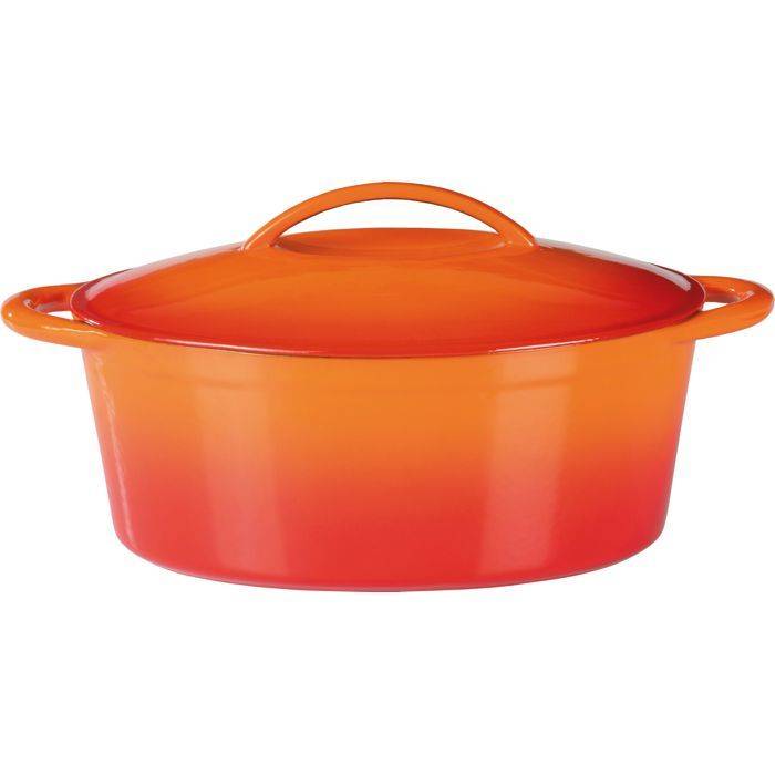 Gietijzeren Kookpot - Laag Energieverbruik, Optimale Warmteverdeling - Ovenbestendig tot 240 °C-0