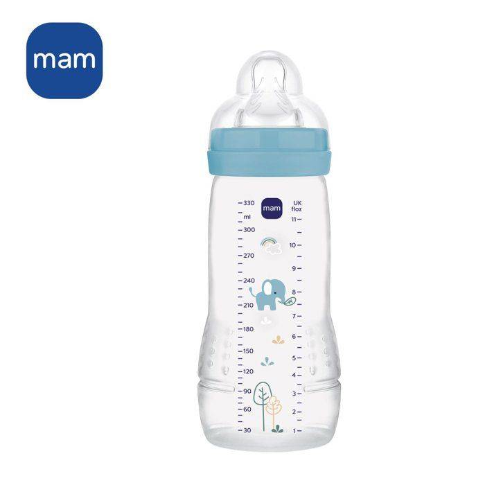 MAM BABY Fles - Easy Active - 330 ml - X-Flow Speen - 6+ maanden - Ocean-0