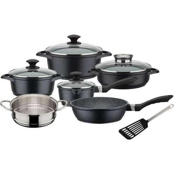 GSW GOURMET GRANIT Kookset - 10-delig - Gietaluminium - Inductie Compatibel 10-piece
