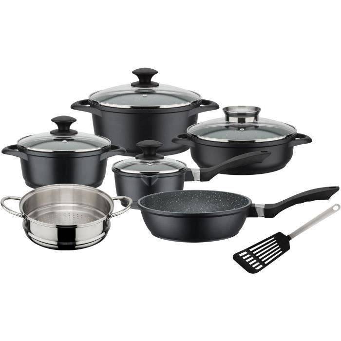 GSW GOURMET GRANIT Kookset - 10-delig - Gietaluminium - Inductie Compatibel 10-piece-0