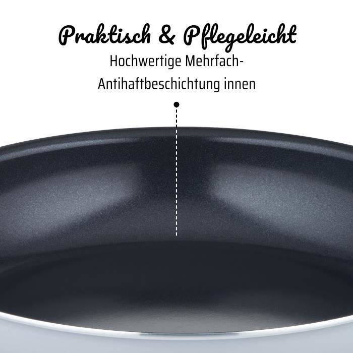 GSW PRO BASIC Koekenpan - 28 cm - Inductie Geschikt - Dikke Gesmeed Aluminium - Gourmet Kwaliteit-2