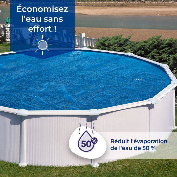 GRE Zomer Bubbelcover - 180 µm - 6,00 x 3,00 m Zwembad - Voor Stalen/Hars, Tubulaire of Zelfondersteunende Zwembaden-1