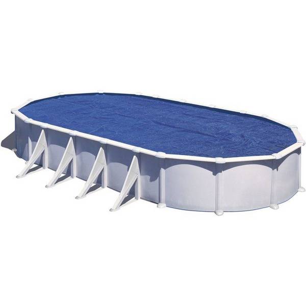 GRE Zomer Bubbelfolie - 180 µ - Zwembad 8,10 m x 4,70 m - Voor staal/hars, buisvormige of zelfdragende zwembaden