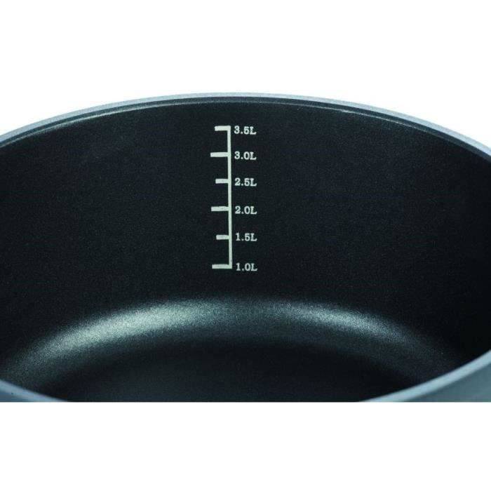 GSW Gietaluminium Stoofpan - 28 cm - Inductie Geschikt - Zwart-1