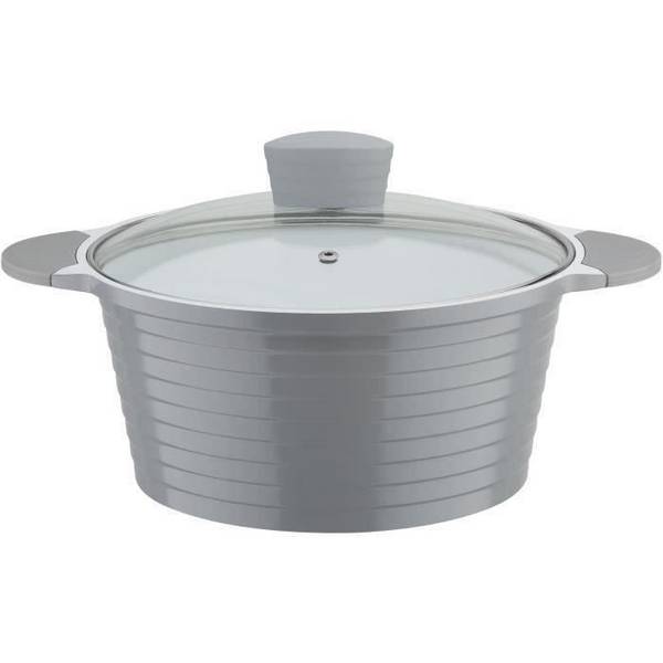GSW BOLERO Gietaluminium Kookpan 28 cm - Inductie - Grijs/Wit
