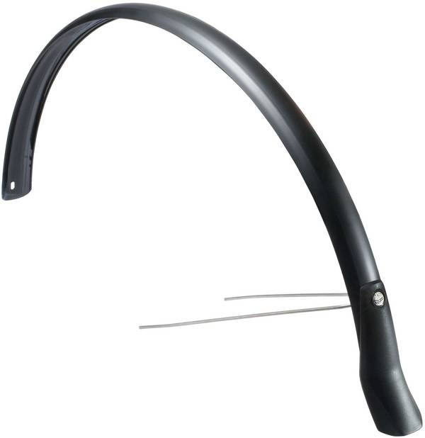 Achterspatbord Eurofender Snello 28" x 46 mm - mat zwart