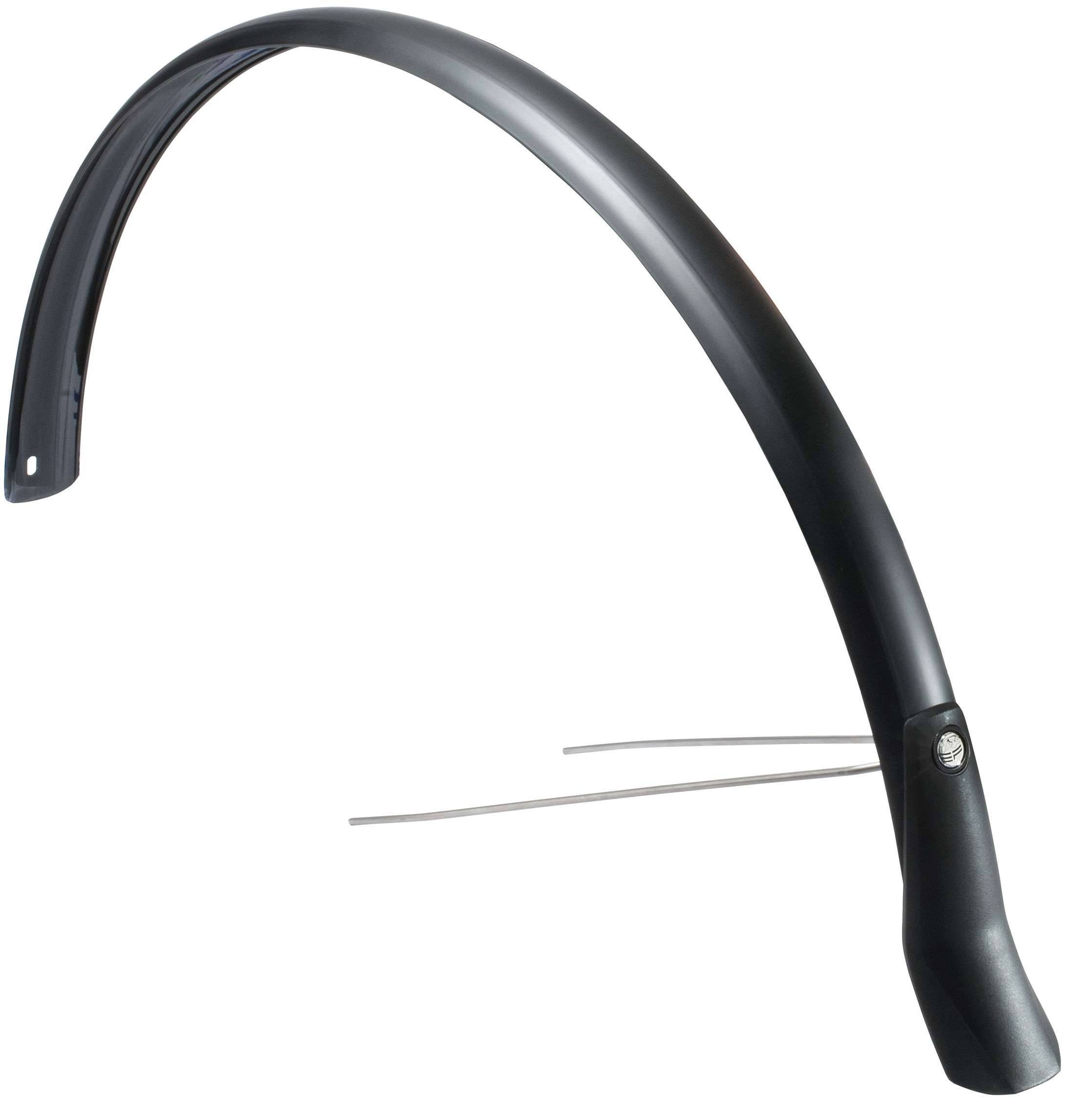 Achterspatbord Eurofender Snello 28" x 46 mm - mat zwart-0