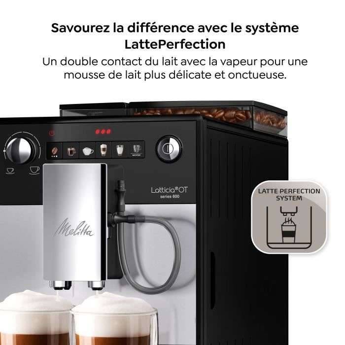 Automatische koffiemachine - MELITTA - Latticia OT F300-101 - Zilver-1