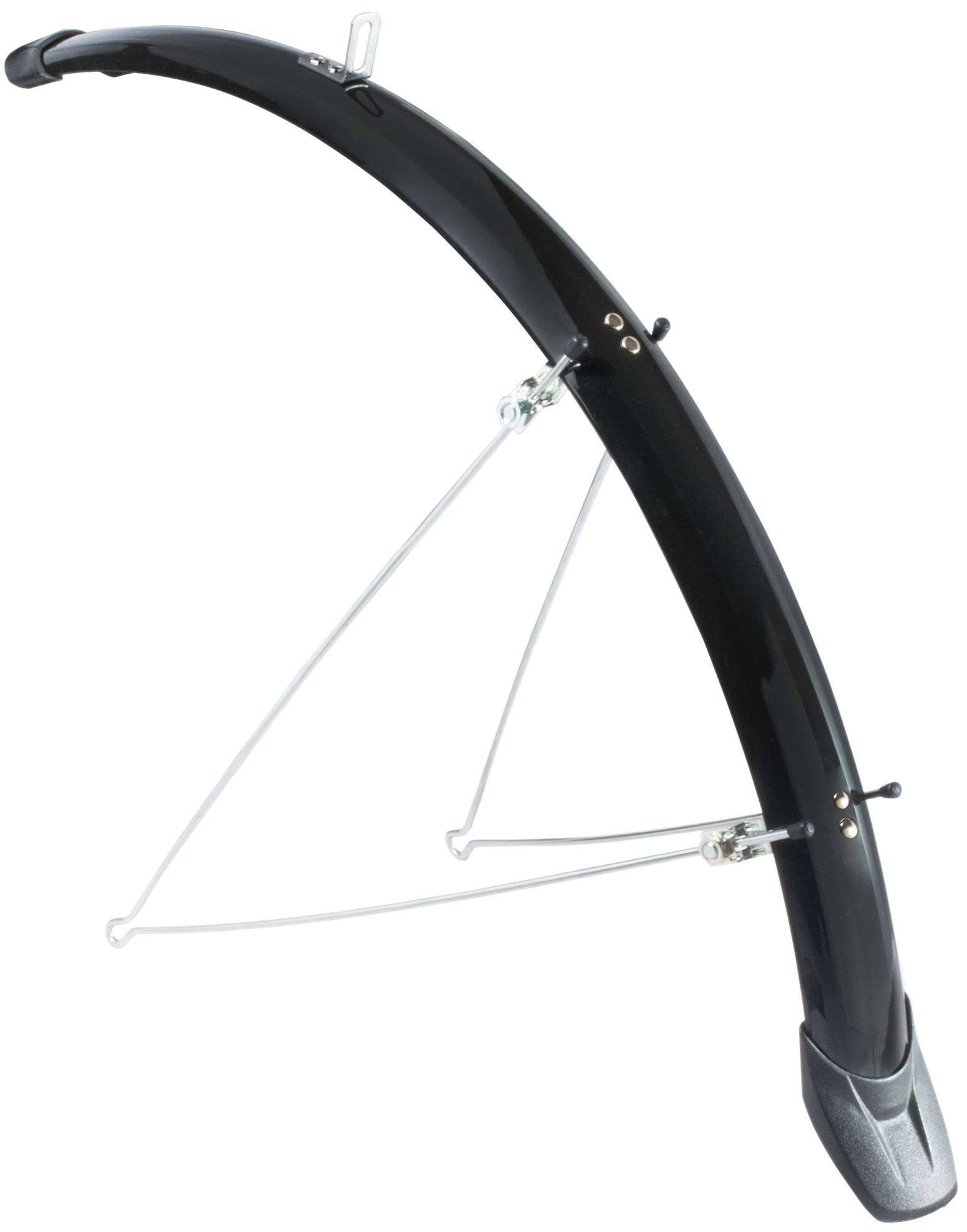 Spatbordset Eurofender Elegance 28" x 46 mm - zwart-0