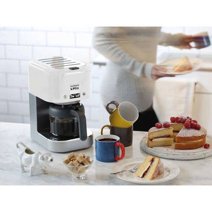 KENWOOD kMix Filter Koffiemaker - 1200 W - 8 Kopjes - Aroma Selector - Wit - COX750WH-3