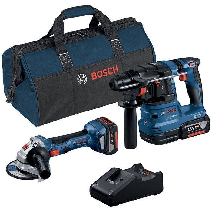 Bosch Klopboor en Slijper Kit - 0615A50037 - 18V Li-ion-0