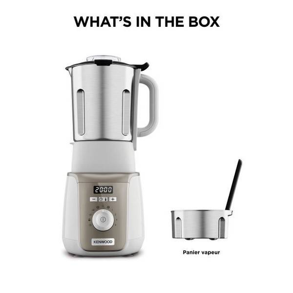 Kenwood SOUPEASY+ Verwarmde Blender - CBL30.000CP - 1000 W - 1,75 L - 4 Programma's