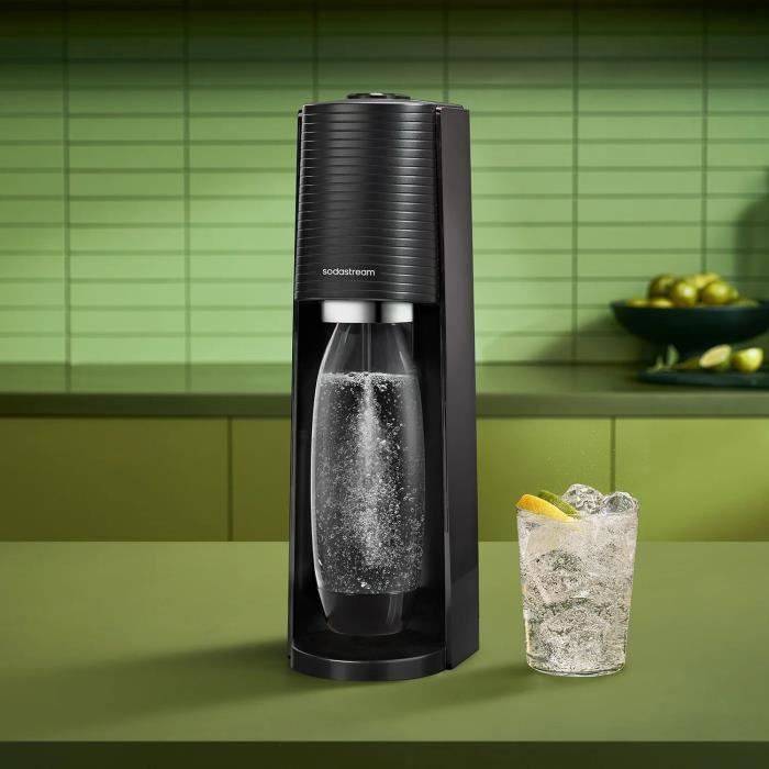 SODASTREAM Soda Maker - TERRA Zwart - 1 Vaatwasmachinebestendige Fles - 1 x 60 L Gas Navulling-1