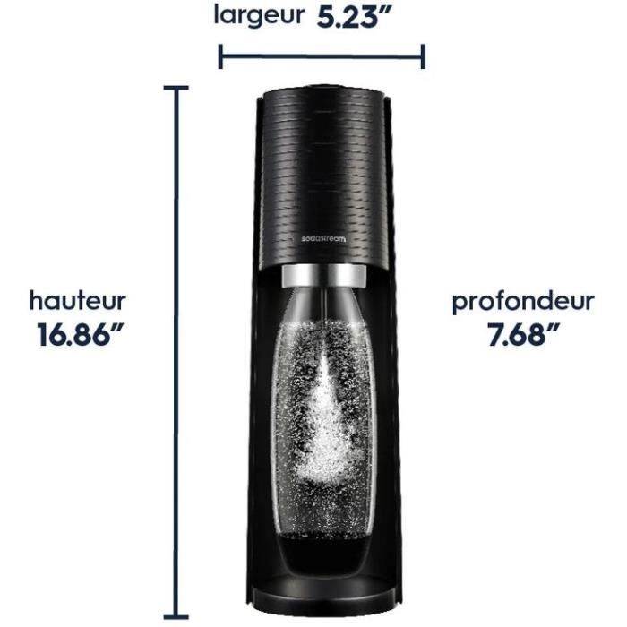 SODASTREAM Soda Maker - TERRA Zwart - 1 Vaatwasmachinebestendige Fles - 1 x 60 L Gas Navulling-2