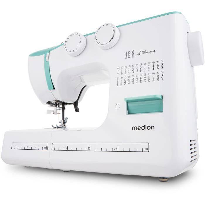 MEDION SM 60 Naaimachine - 24 Steken - 700 t/min - Turquoise-0
