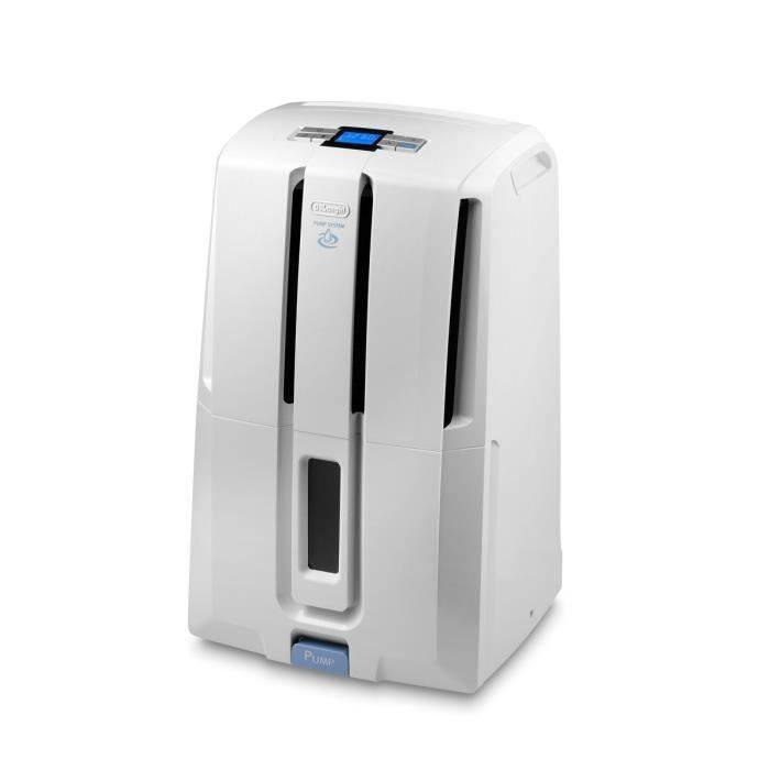 DELONGHI DD230P Luchtontvochtiger - 30 L/24u - R290 Gas - 7 L Tank - Wit 30L/24h-1