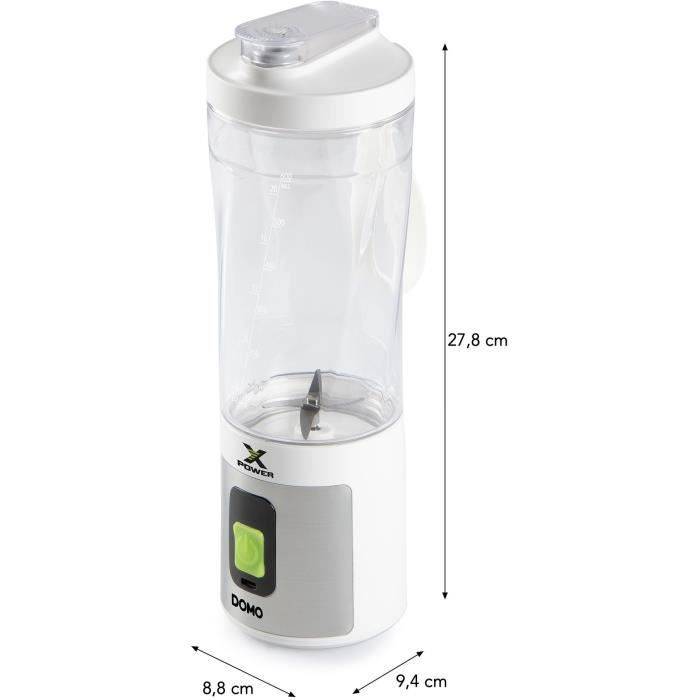 DOMO Draadloze Blender - DO752BL - 120W - 600 ml - Wit-3