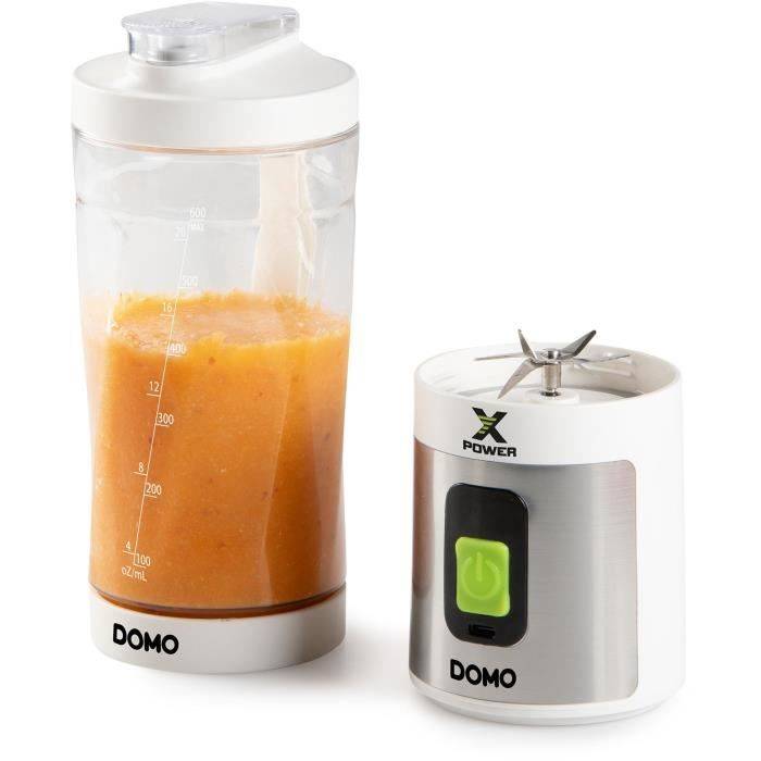 DOMO Draadloze Blender - DO752BL - 120W - 600 ml - Wit-4
