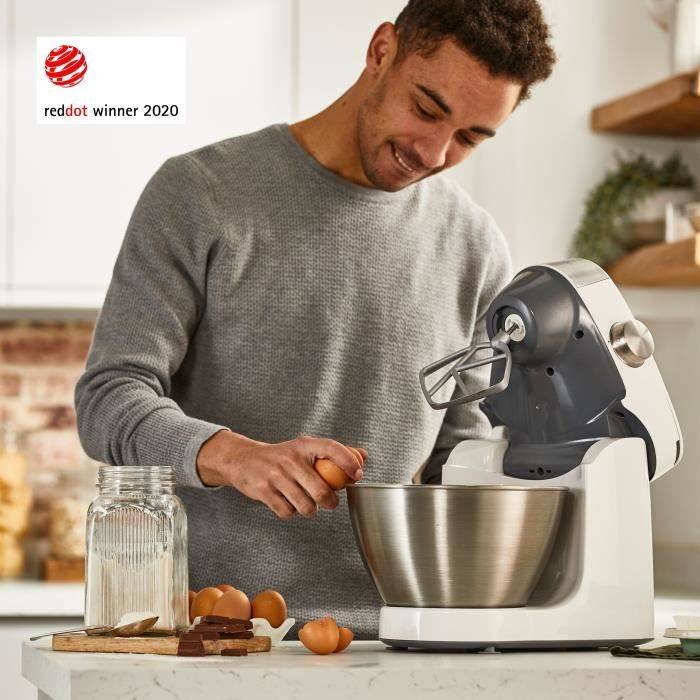 KENWOOD Prospero KHC291A.H0WH Multifunctionele Stand Mixer - 1000W - 4,3 L RVS Kom-4