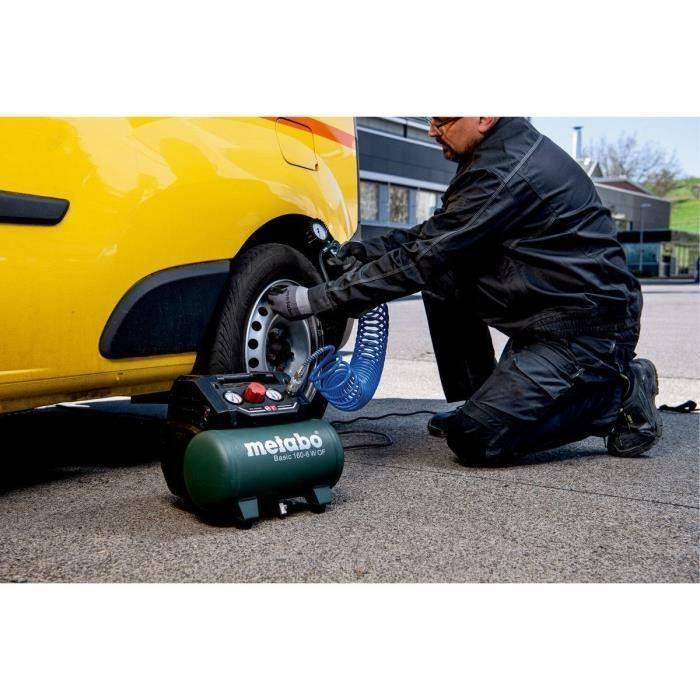 METABO Compressor - Basic 160-6 W OF - 6 L - 900 W - 8 bar-1