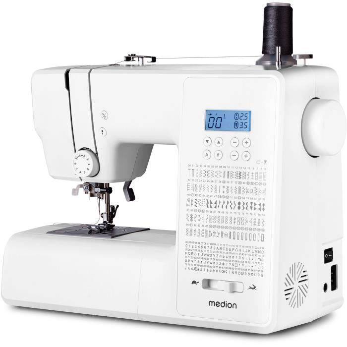 MEDION SD 36 Digitale Naaimachine - 270 Steken - 700 t/min - Wit-0