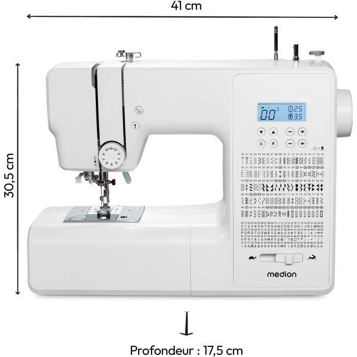 MEDION SD 36 Digitale Naaimachine - 270 Steken - 700 t/min - Wit-3
