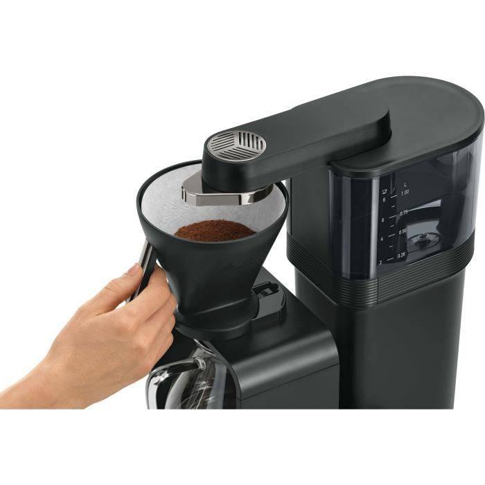 MELITTA Filter Koffiezetapparaat, 1515 W, 2-8 Kopjes, Zwart/Chroom, Epour 1024-11-2