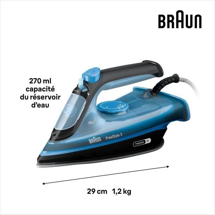 BRAUN FI3194BK Freestyle 3 Stoomstrijkijzer - 2400W - 270 ml-2