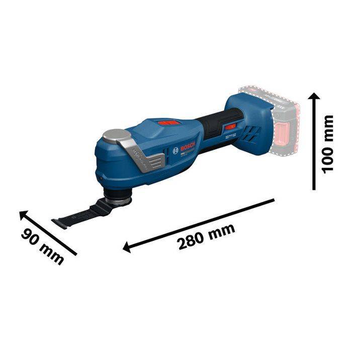 BOSCH GOP 18V-30 Multi-tool - Alleen Gereedschap + L-Boxx 136-2