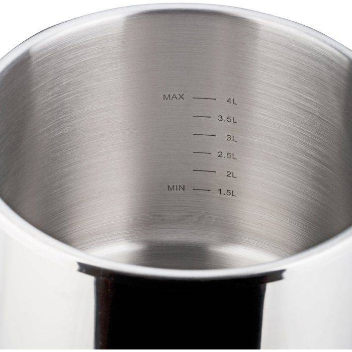 GSW Snelkookpan - Easy Click - 22 cm - 6 L - Inductie - Massief 18/10 RVS-1