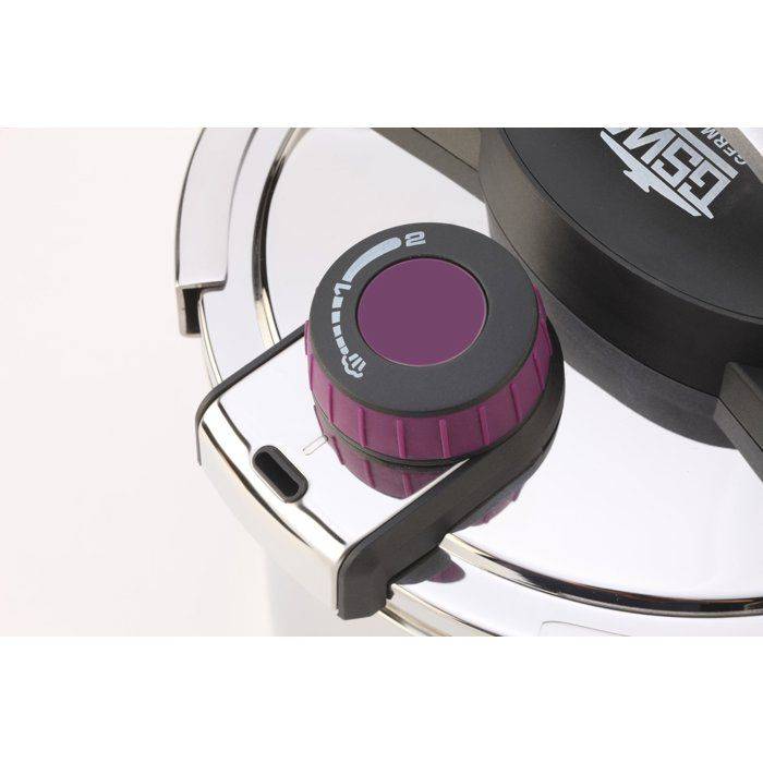 GSW Snelkookpan - Easy Click - 22 cm - 6 L - Inductie - Massief 18/10 RVS-2