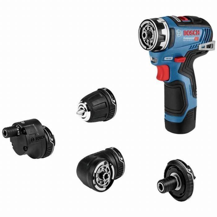 Bosch Professional GSR 12V-35 FC Accuboormachine + GFA 12-H + GFA 12-B + L-BOXX - 06019H300B-1