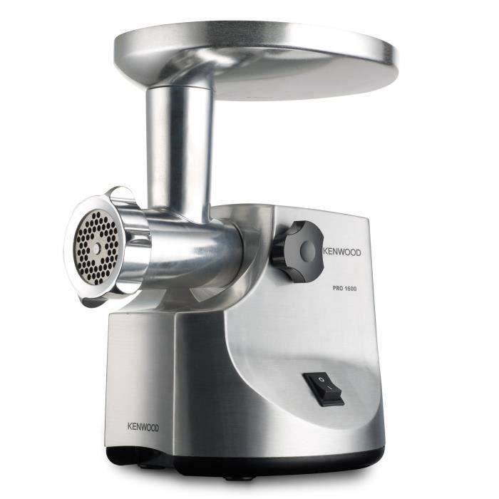 KENWOOD Vleesmolen - MG516 - 1600 W - Geborsteld Metaal - Accessoires Inbegrepen-0