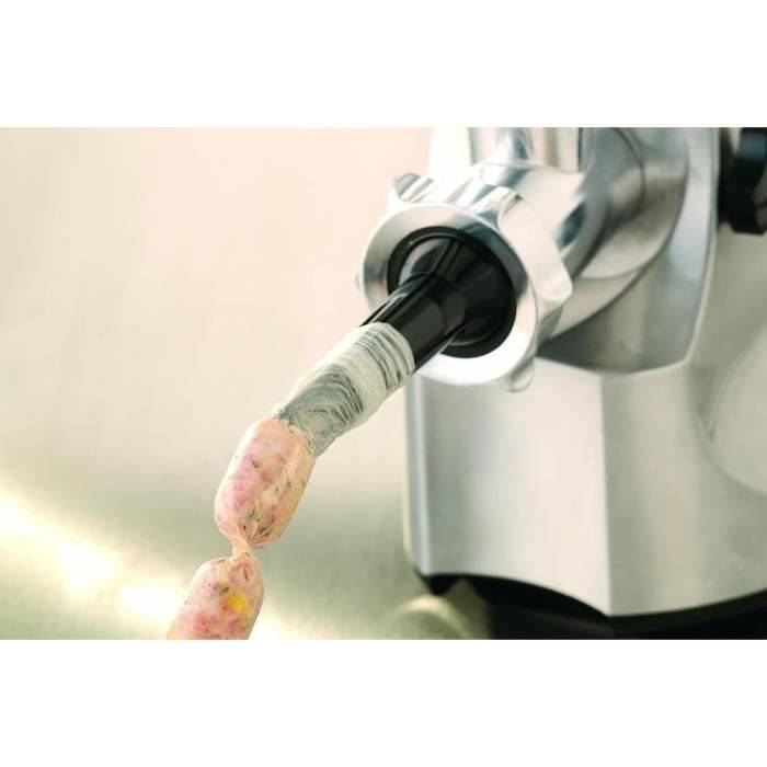 KENWOOD Vleesmolen - MG516 - 1600 W - Geborsteld Metaal - Accessoires Inbegrepen-2