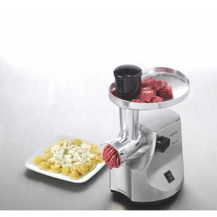 KENWOOD Vleesmolen - MG516 - 1600 W - Geborsteld Metaal - Accessoires Inbegrepen-3