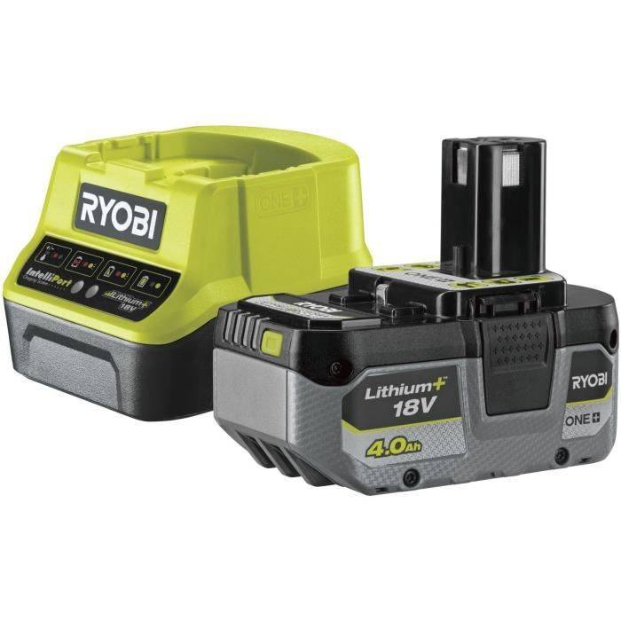 RYOBI 18V ONE+ 4,0 Ah Lithium+ Accu en Snellader - RC18120-140X-0