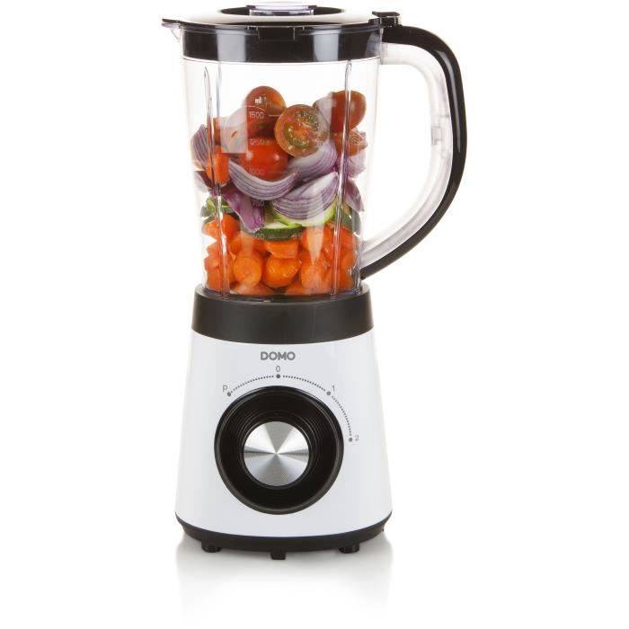 DOMO Blender DO9203BL - 500W - 1,5 L - Grijs-0