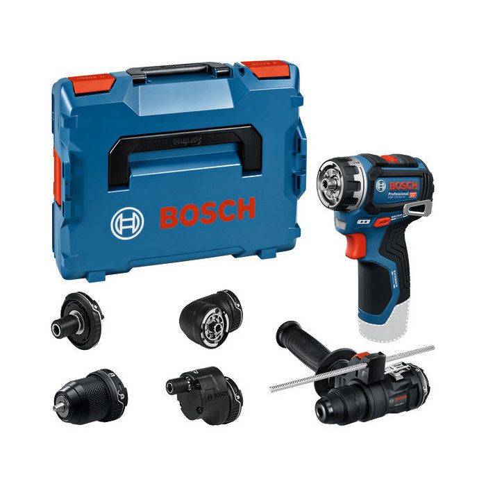 BOSCH PROFESSIONAL Draadloze Boor/Schroefmachine Flexiclick GSR 12V-32 FC - Zonder Accu of Oplader - Met Accessoires-0