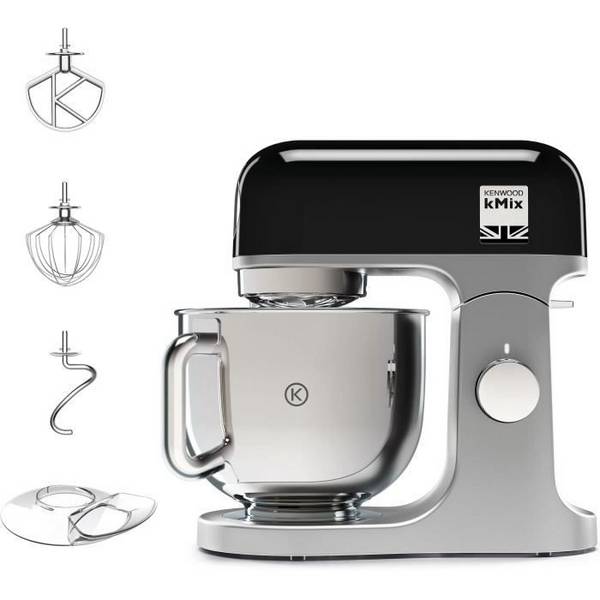 KENWOOD kMix KMX750BK Standmixer - 5 L kom - 6 snelheden - 3 accessoires - Zwart 5-liter