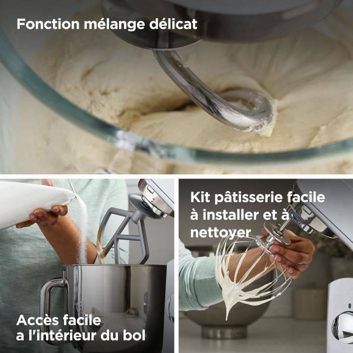 KENWOOD kMix KMX750BK Standmixer - 5 L kom - 6 snelheden - 3 accessoires - Zwart 5-liter-3