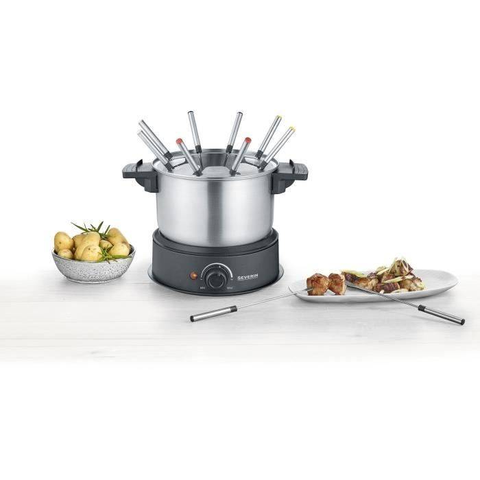 SEVERIN Fondue Set - FO2473 - 1,4 L - Voor 8 Personen - Verstelbare Thermostaat - 1500W-3