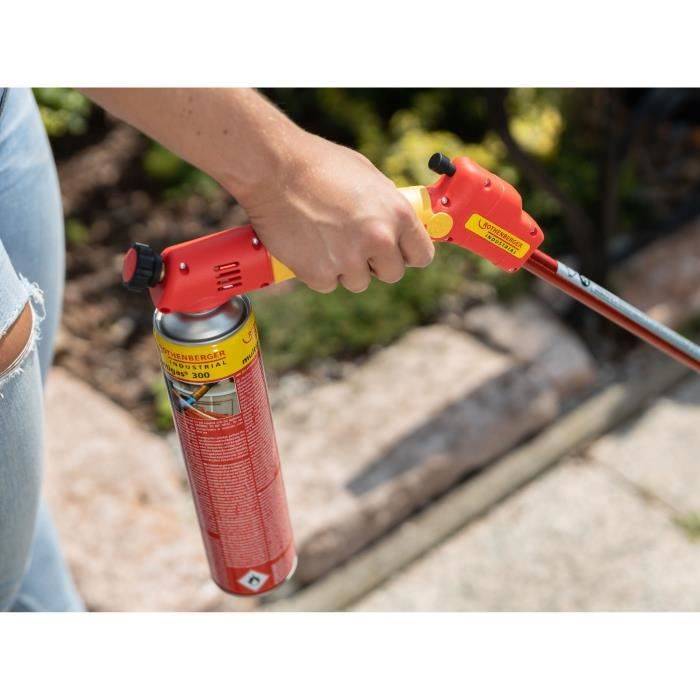 ROTHENBERGER Premium Onkruidbrander met Brede Dops - 990°C - Ø40 mm - Rood en Geel-1