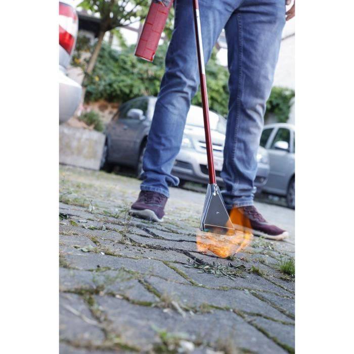 ROTHENBERGER Premium Onkruidbrander met Brede Dops - 990°C - Ø40 mm - Rood en Geel-3