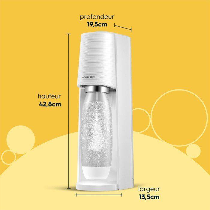 SODASTREAM Soda Maker - TERRA Wit - 2 Vaatwasmachinebestendige Flessen - 1 x 60 L Gas Navulling-2