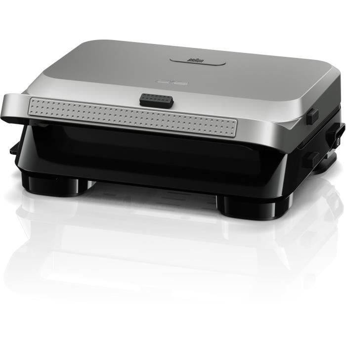 BRAUN Sandwichmaker 5 SM5005 - 800W - RVS/Zwart-1
