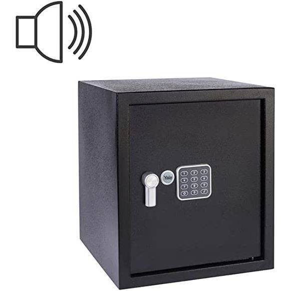 Yale Elektronische Kluis met Alarm - Programmeerbare 3 tot 8 Cijfercode - Groot 40 L - YEC/390/DB2-0