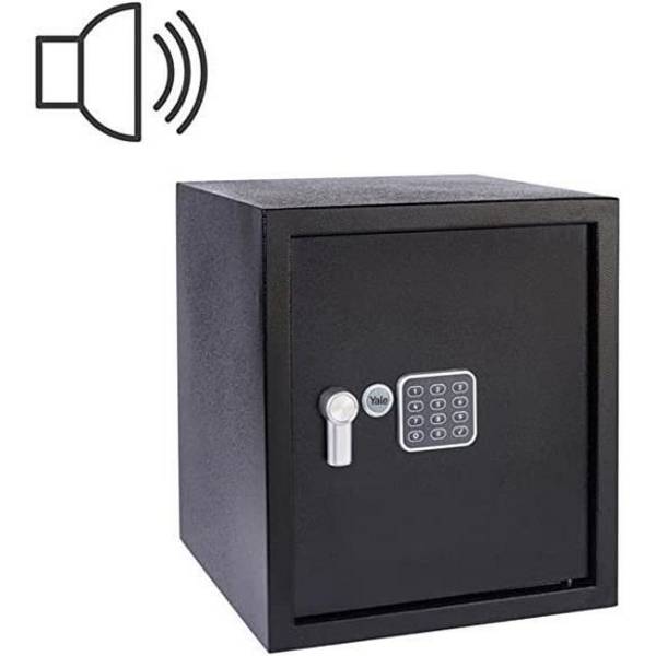 Yale Elektronische Kluis met Alarm - Programmeerbare 3 tot 8 Cijfercode - Groot 40 L - YEC/390/DB2