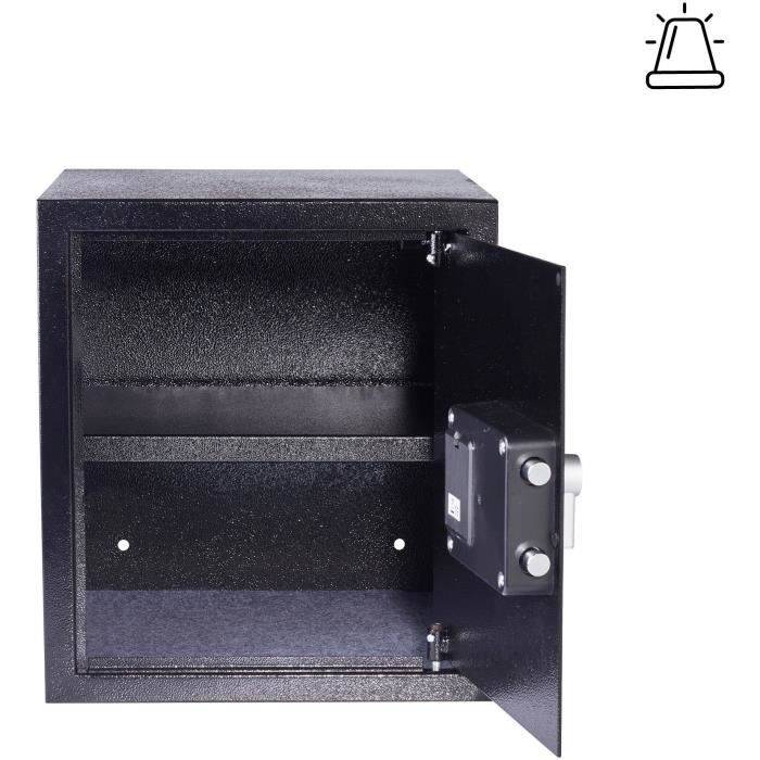 Yale Elektronische Kluis met Alarm - Programmeerbare 3 tot 8 Cijfercode - Groot 40 L - YEC/390/DB2-1