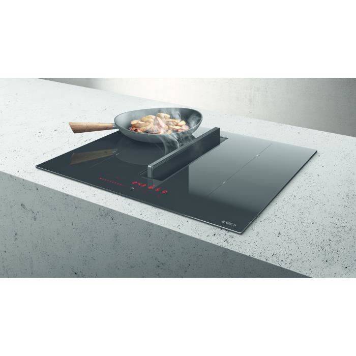 ELICA NikolaTesla Fit Inductiekookplaat met Afzuigkap - 4 Branders - 60 x 51,5 cm - Zwart BL/A/60-2